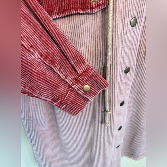 Dokotoo Corduroy Hooded Shacket *EXCELLENT USED CONDITION* - Picture 7 of 12